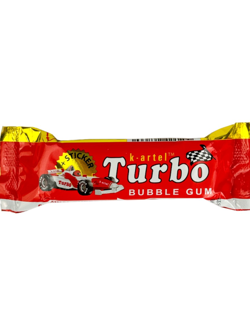 Жевательная резинка Turbo вишня, персик и яблоко, 15г