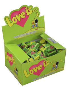 Жевательная резинка Love is яблоко-лимон (4.2г x 100шт), 420г