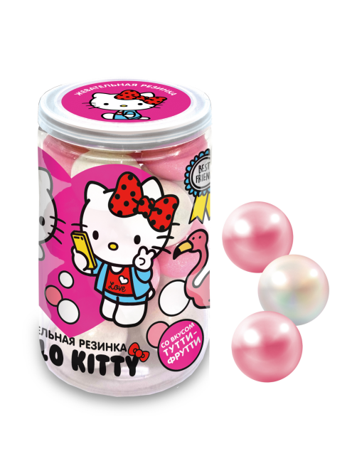 Жевательная резинка Hello Kitty Антикариес тутти-фрутти, 104г