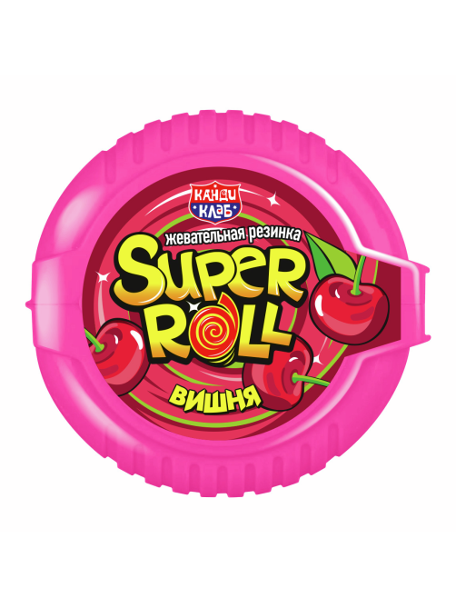 Жевательная резинка Канди клаб Super Roll Ассорти, 10г