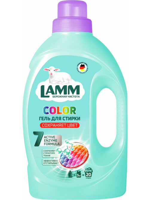 Гель для стирки Lamm Color, 1.3л