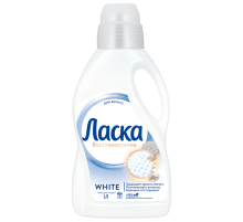 Гель для стирки Ласка Сияние белого, 1л