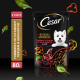 Корм влажный Cesar для собак говядина-сладкий перец-шпинат, 80г x 28 шт