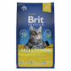 Корм сухой Brit Premium для взрослых кошек лосось, 800г
