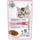 Корм влажный Perfect Fit для котят говядина, 75г