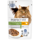 Корм влажный Perfect Fit для стерилизованных кошек старше 7 лет курица, 75г