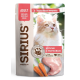 Корм влажный Sirius Premium Adult для кошек кролик-морковь, 85г