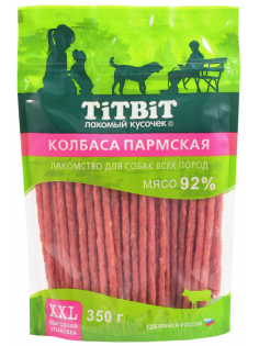 Колбаса Titbit Пармская XXL, 350г