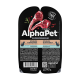 Корм влажный AlphaPet для кошек с чувствительным пищеварением с ягненком и брусникой, 80г