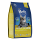 Корм сухой Brit Premium для взрослых кошек лосось, 800г