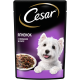 Корм влажный Cesar соус для собак ягненок с овощами, 85г х 28 шт
