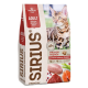 Корм сухой Sirius для кошек мясной рацион, 1.5кг