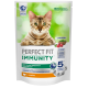 Корм сухой Perfect Fit для взрослых кошек иммунитет индейка-спирулина-клюква, 580г
