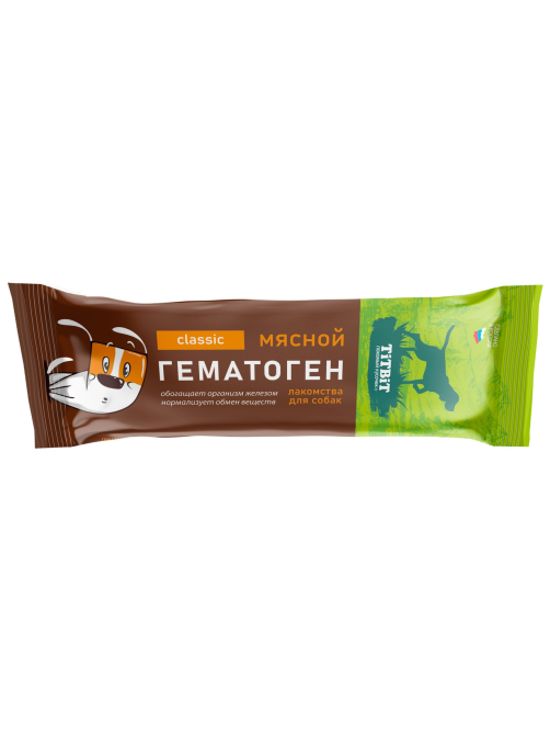 Гематоген Titbit Classic для собак мясной, 50г