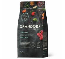 Корм сухой Grandorf Fresh для взрослых собак миниатюрных пород ягненок с бататом, 1кг