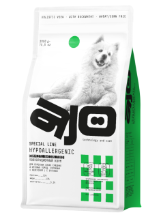 Корм сухой Ajo Hypoallergenic для собак оленина-гречка, 2кг
