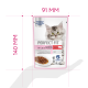Корм влажный Perfect Fit для котят говядина, 75г
