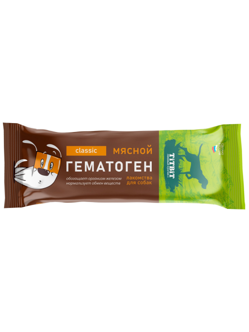 Гематоген Titbit Classic для собак мясной, 50г
