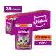 Корм влажный Whiskas рагу для взрослых кошек с телятиной, 75г x 28 шт