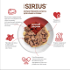 Корм влажный Sirius Premium Adult для кошек мясной рацион, 85г