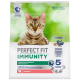 Корм сухой Perfect Fit для взрослых кошек иммунитет говядина-лен-голубика, 1.1кг