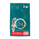 Корм сухой Purina One для стерилизованных кошек и кастрированных котов с высоким содержанием лосося, 3кг
