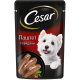 Корм влажный Cesar для взрослых собак паштет с говядиной, 80г х 28 шт