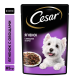 Корм влажный Cesar соус для собак ягненок с овощами, 85г х 28 шт