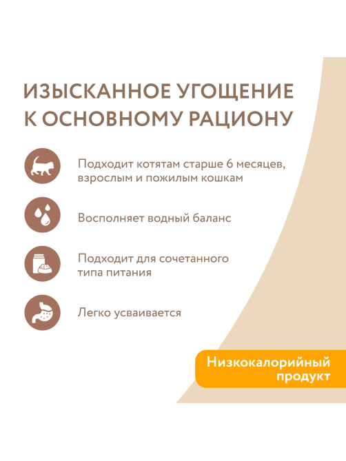 Корм влажный Мнямс для кошек курица в желе, 80г