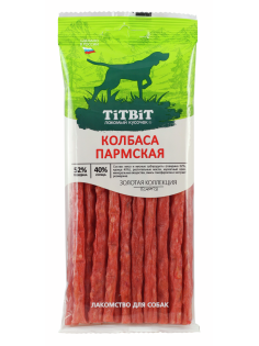 Лакомство Titbit Колбаса пармская для собак, 80г