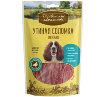 Соломка утиная Деревенские лакомства нежная для взрослых собак, 90г