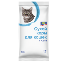 aro Корм сухой для кошек c рыбой, 400г