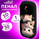 Пенал ЮНЛАНДИЯ, 1 отделение, карман, полиэстер / EVA, 22х10х5 см, 