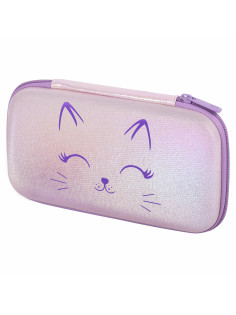 Пенал BRAUBERG SHINY, 1 отделение, 1 откидная планка, EVA, 22х13х4 см, 