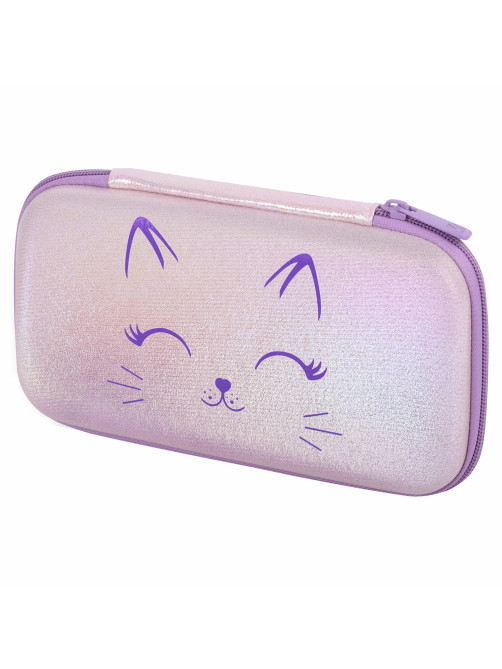 Пенал BRAUBERG SHINY, 1 отделение, 1 откидная планка, EVA, 22х13х4 см, 