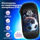 Пенал ЮНЛАНДИЯ, 1 отделение, 1 откидная планка, карман, EVA покрытие soft-touch, 22х10х5 см, 