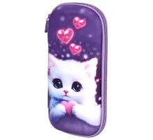 Пенал ЮНЛАНДИЯ, 1 отделение, 1 откидная планка, карман, EVA покрытие soft-touch, 22х10х5 см, 
