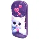 Пенал ЮНЛАНДИЯ, 1 отделение, 1 откидная планка, карман, EVA покрытие soft-touch, 22х10х5 см, 