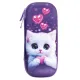 Пенал ЮНЛАНДИЯ, 1 отделение, 1 откидная планка, карман, EVA покрытие soft-touch, 22х10х5 см, 