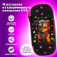 Пенал ЮНЛАНДИЯ, 1 отделение, 1 откидная планка, карман, EVA покрытие soft-touch, 22х10х5 см, 