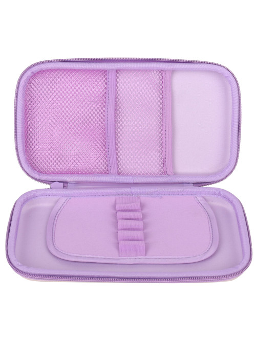 Пенал BRAUBERG SHINY, 1 отделение, 1 откидная планка, EVA, 22х13х4 см, 