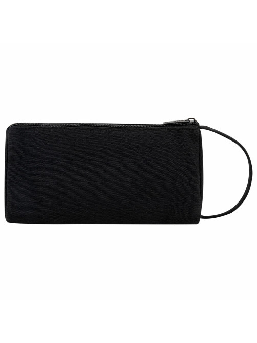 Пенал-косметичка BRAUBERG с ручкой, 1 откидная планка, полиэстер, 22x10х8 см, Black, 272339