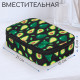 Пенал-косметичка BRAUBERG БОЛЬШОЙ, 1 отделение, 1 откидная планка, ткань, 21x15x6 см, 