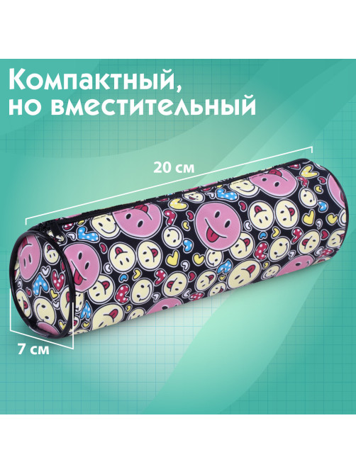 Пенал-тубус ПИФАГОР, мягкий, 
