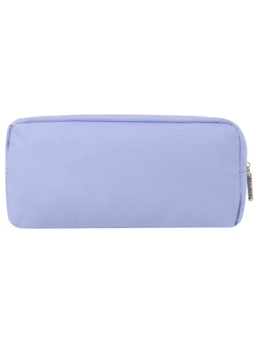 Пенал мягкий BRAUBERG PASTEL, 2 отделения, голубой, 21х9,5х5 см, 272277
