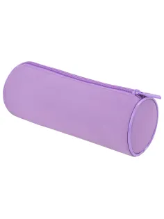 Пенал-тубус BRAUBERG, с эффектом Soft Touch, мягкий, пастельно-фиолетовый, 22х8 см, 272301