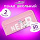 Пенал ЮНЛАНДИЯ ЮНИОР, 2 отделения, полиэстер, 