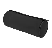 Пенал-тубус BRAUBERG, с эффектом Soft Touch, мягкий, черный, 22х8 см, 272302