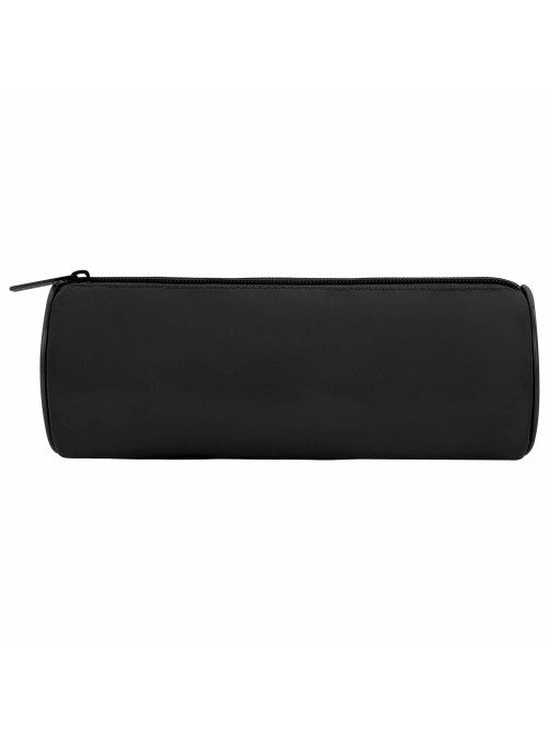 Пенал-тубус BRAUBERG, с эффектом Soft Touch, мягкий, черный, 22х8 см, 272302