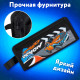 Пенал ЮНЛАНДИЯ ЮНИОР, 2 отделения, с ручкой, полиэстер, 